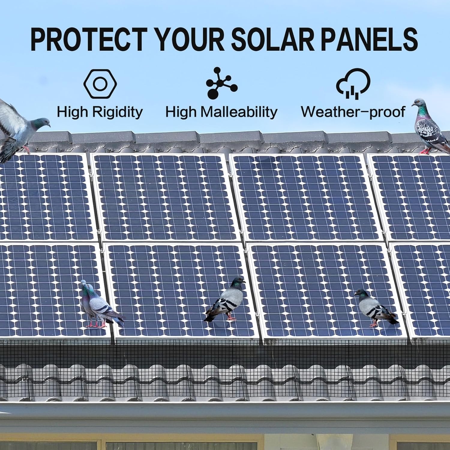 Solar Panel Bird Proofing | Bird Mesh For Solar Panels (per 30 m roll): image 4