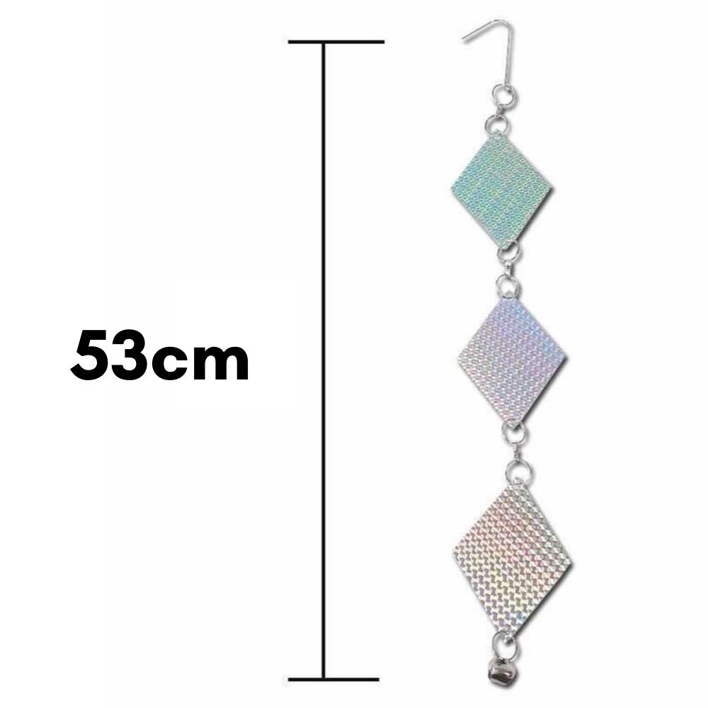 Bird Deterrent Discs | Repellent Reflective Discs | Bird Scare Discs (per 53 cm hanging disc): image 2
