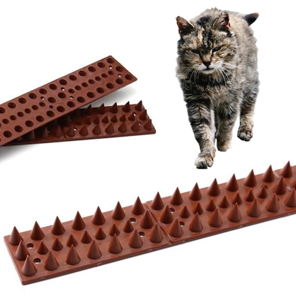Cat Spikes | Cat Spikes For Fence | Cat Deterrent Spike Strips (per 50 cm strip)