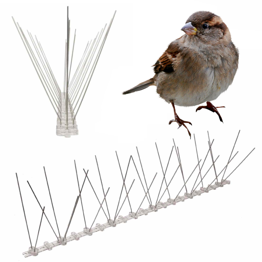 Anti-Sparrow Spikes | Sparrow Deterrent Spike Strips (per 50 cm strip): image 1