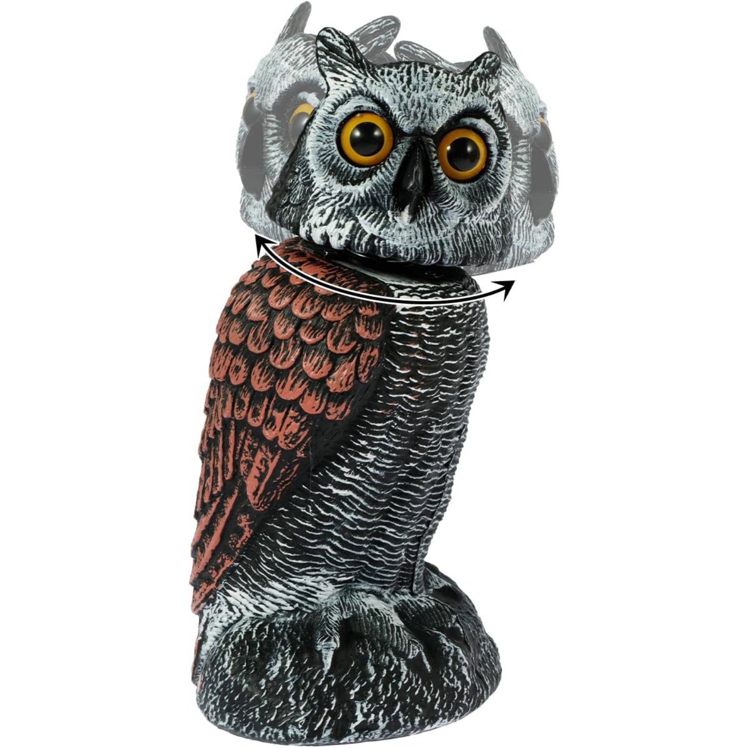 buy owl statue bird scarer